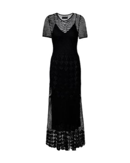 Nili Lotan Black Midi Dress
