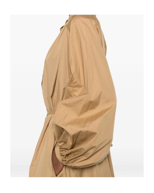 Loulou de Saison Natural Vitti Belted Shirt Dress