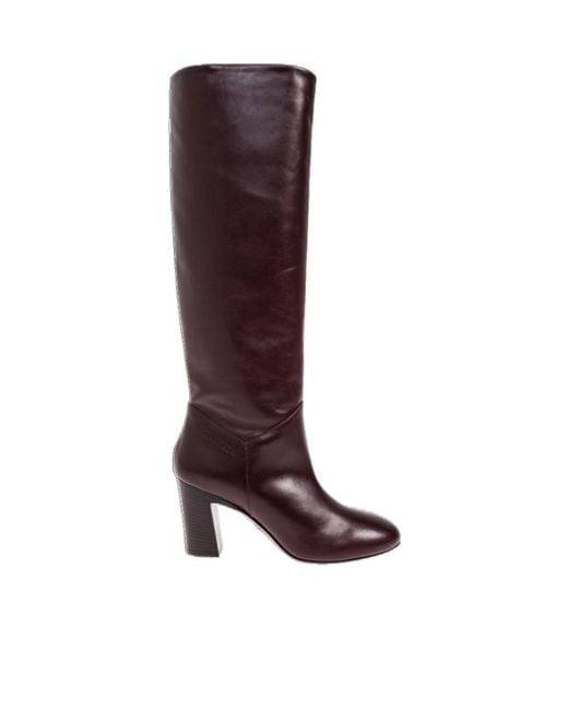 DSquared² Brown Heeled Knee-High Boots