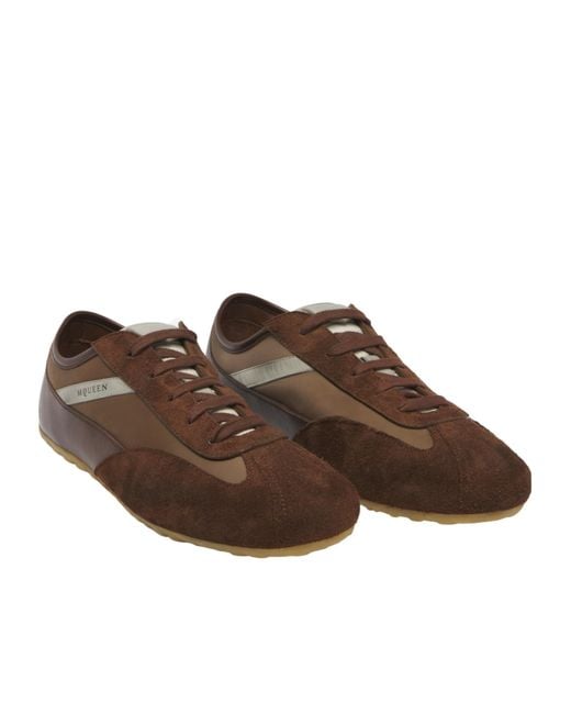 McQueen Brown Boxe Sneaker for men