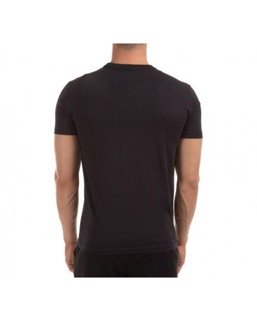 EA7 Black Ea7 Logo Decal T-Shirt for men
