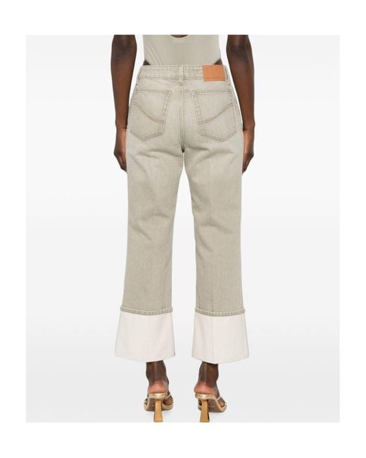 Stella McCartney Natural Belt Loop Jeans