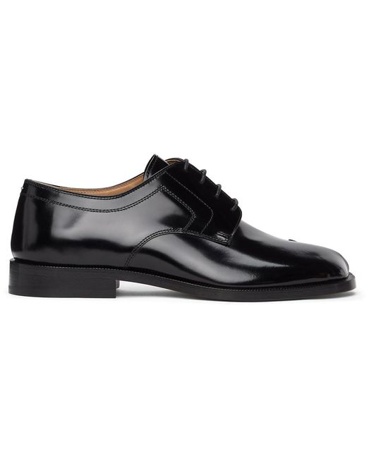 Maison Margiela Black Tabi Lace-Up Shoes for men