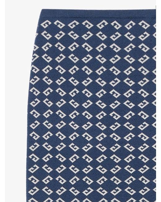 Givenchy Blue Midi Skirts