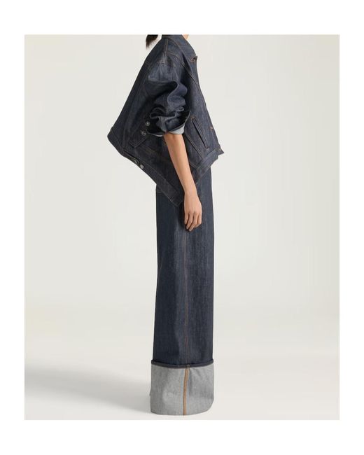 Givenchy Blue Trapeze Jacket