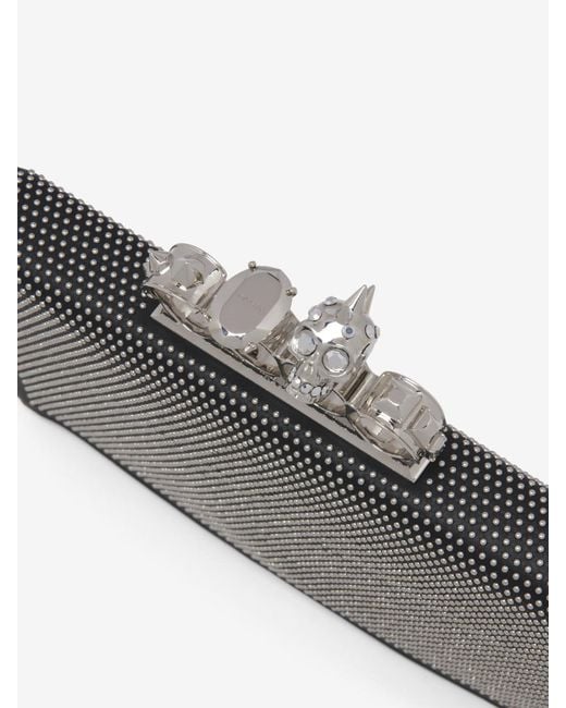 McQueen Black Knuckle Flat Pouch