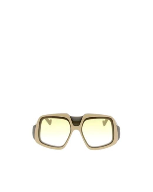 Loewe Metallic Shield Frame Sunglasses