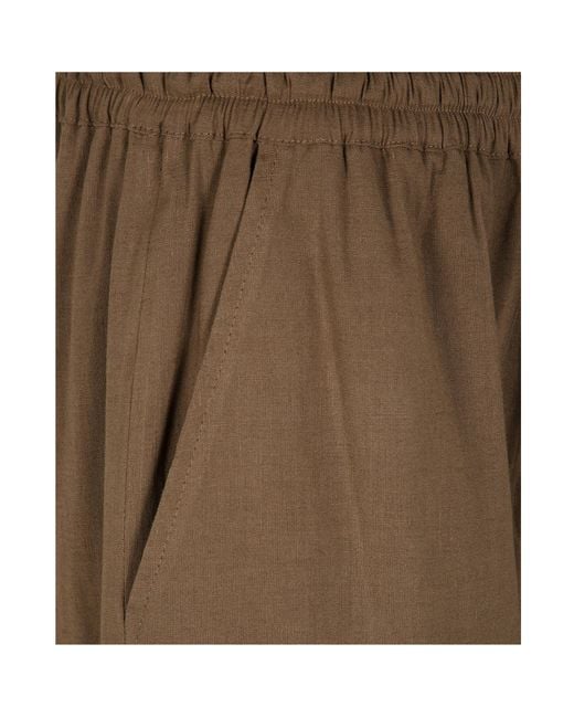 Fabiana Filippi Green Elasticated Waistband Shorts