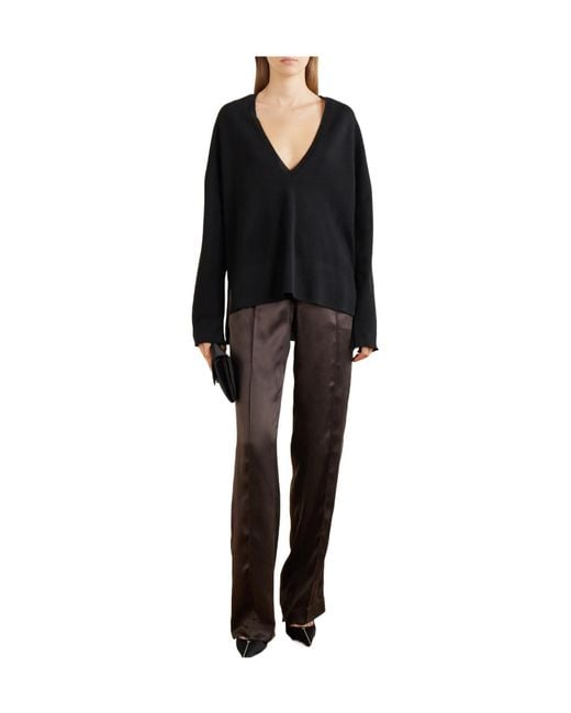Tom Ford Black Cropped Wool Sweater