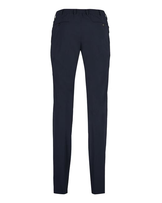 PT01 Blue Pt Torino Tailored Straight-Leg Pants for men