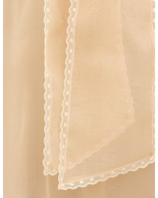 Zimmermann Natural 'Memento Organza' Blouse