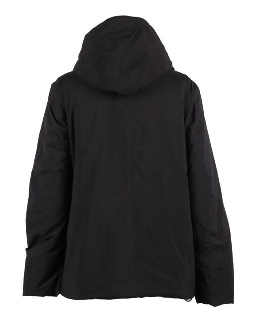 K-Way Black Lil Soft Touch Marmotta Short Insulated Jacket