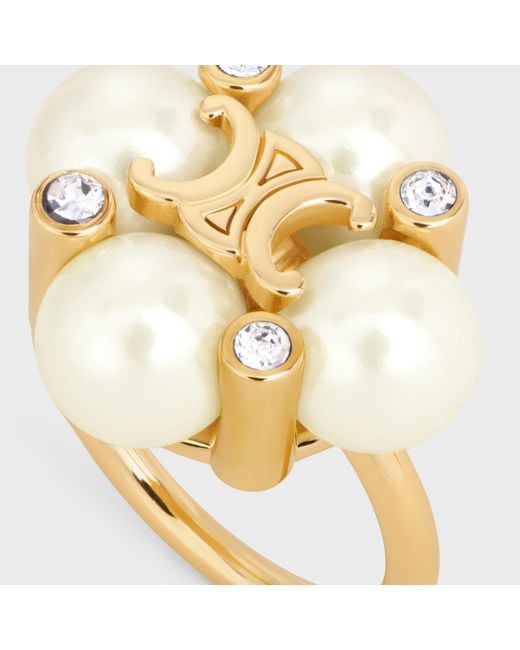 Céline Metallic Les Perles Ring