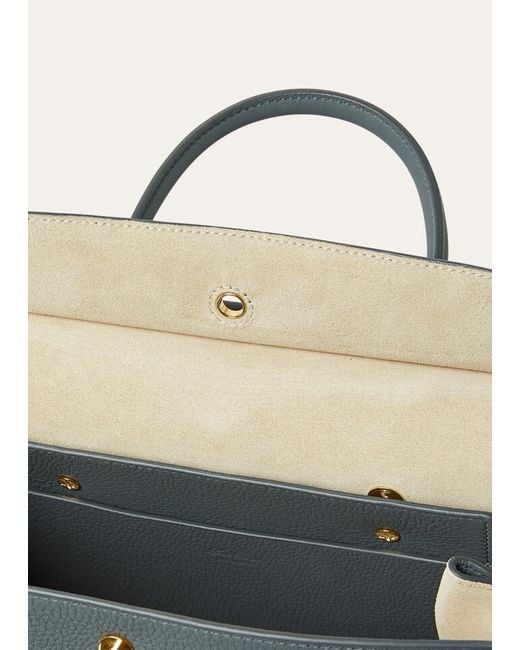 Loro Piana Gray Loom Bag L25