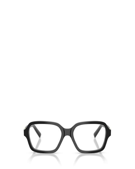 Miu Miu Black Eyewear Square Frame Glasses
