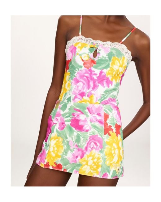 Chloé Pink Chloé Garden-Print Bodysuit