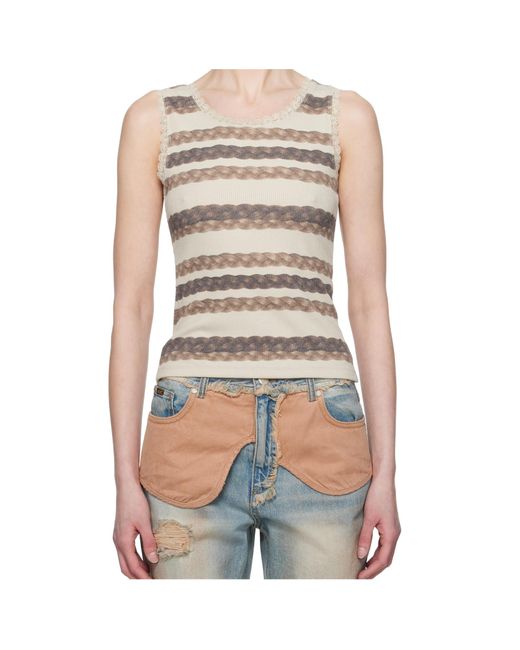 ★ANDERSSON BELL★ Hair Braid Stripe Tank Top ANDERSSON BELL Hair Braid-Stripe Tank Top | Lyst
