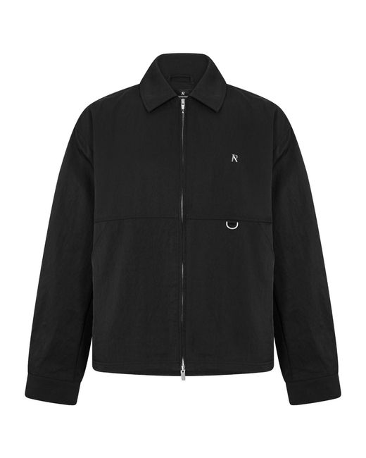 Represent Black Solid Color Overshirt for men