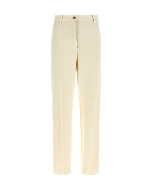 Dries Van Noten Natural Pilar Tapered Pants