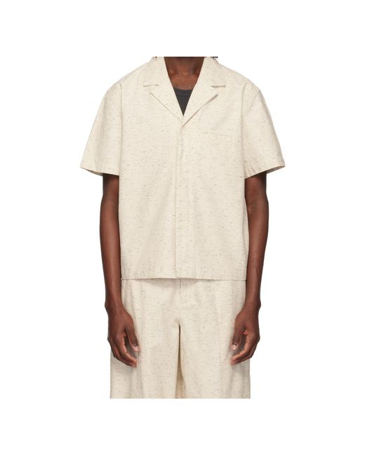Entire studios Natural Off- Strand Shirt for men