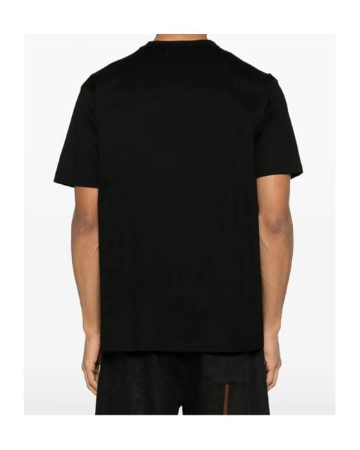 Junya Watanabe Black Classic Crew Neck T-Shirt for men