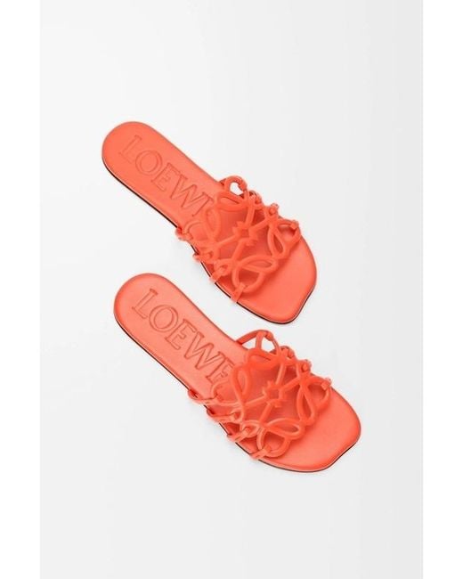 Loewe Red Petal Anagram Slides