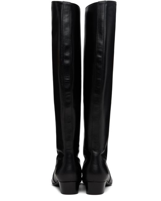 By Far Black Pascal Nappa Leather High Boots