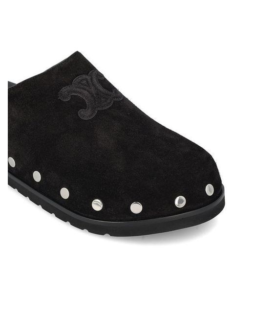 Céline Black Pitea Triomphe Mule for men
