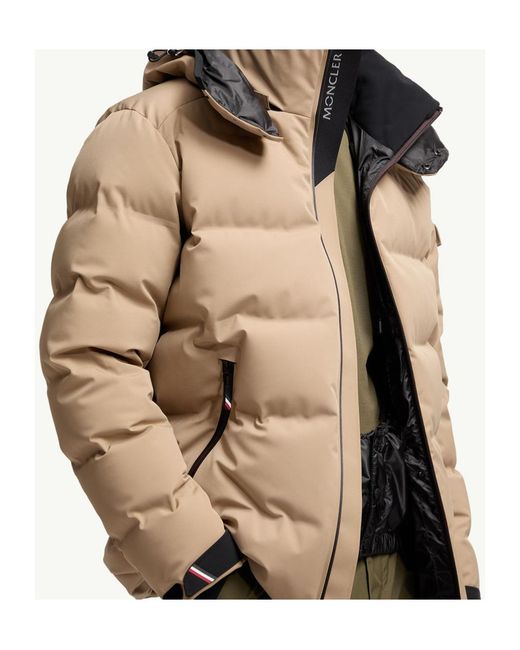Moncler Natural Grenoble Montgetech Hooded Down Ski Jacket for men