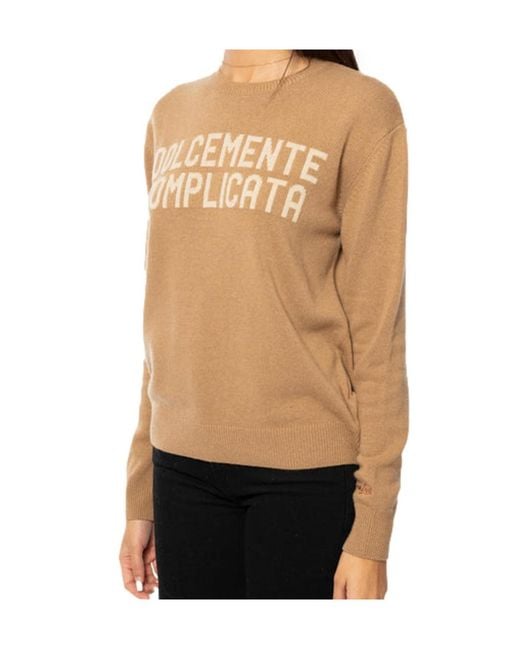 Mc2 Saint Barth Brown Crew Neck Sweater