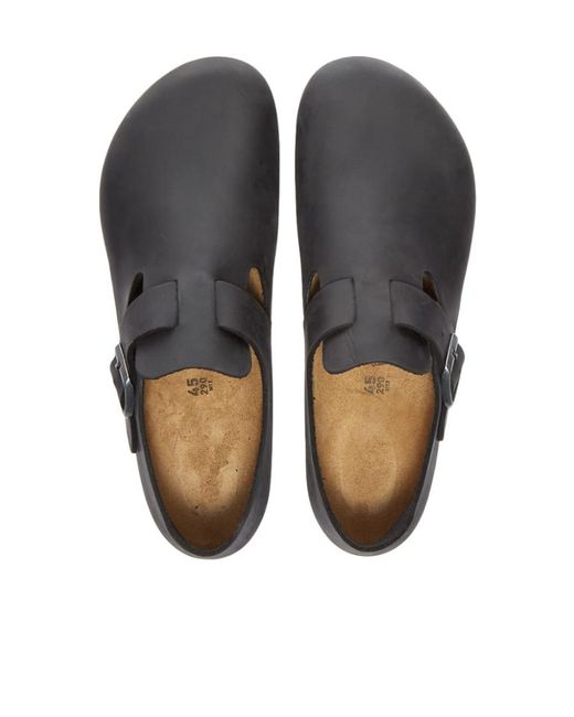 Birkenstock Brown Logo Business Casual Shoes for men