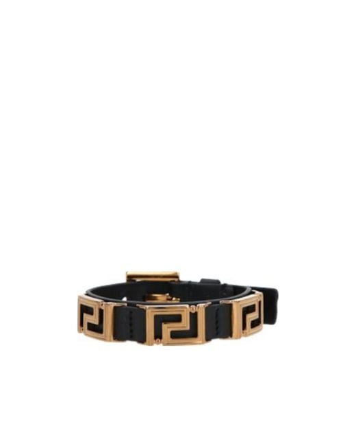Versace White Greca Buckled Bracelet