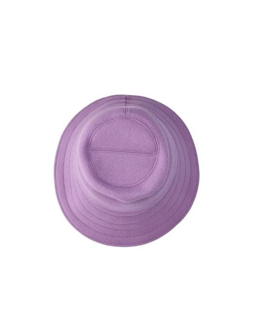 The Attico Purple Bucket Hat