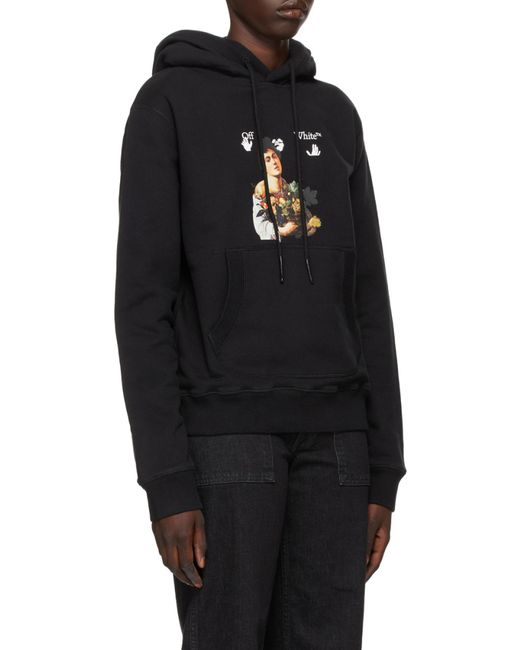 Off-White c/o Virgil Abloh Black Caravaggio Boy Hoodie for men