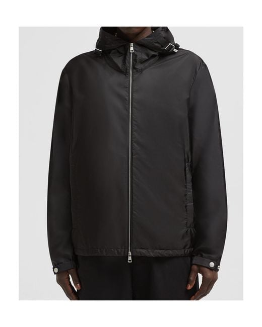 Moncler Black Remoray Hooded Jacket for men