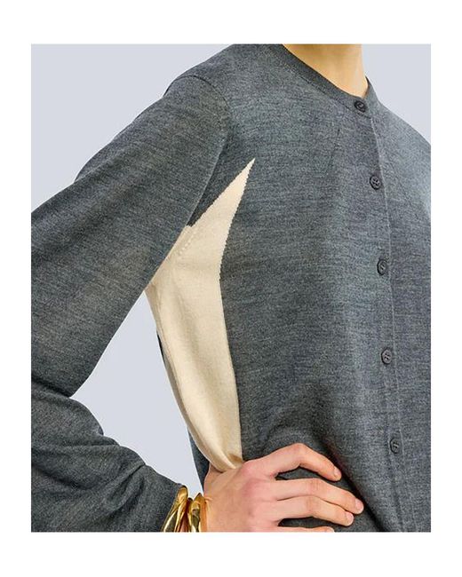 Semicouture Blue Cardigan