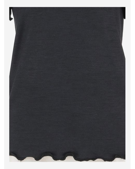 Jil Sander Black Short-Sleeved Crewneck T-Shirt
