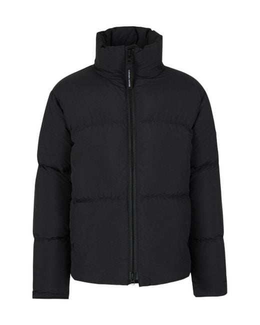 Canada Goose Black Lawrence Zip-Up Padded Parka for men