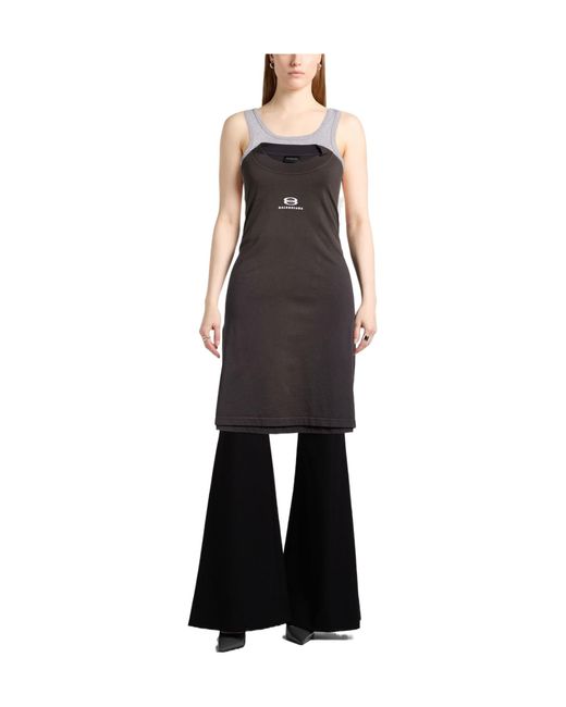 Balenciaga Black Color Block Vests