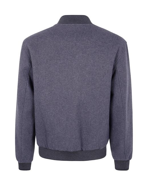 Dries Van Noten Blue "Volker" Reversible Jacket for men
