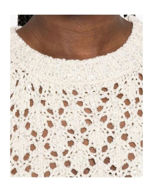 Fabiana Filippi Natural Sleeveless Vest