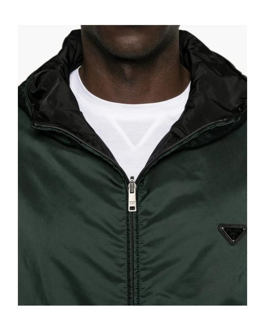 Prada Green Jackets for men