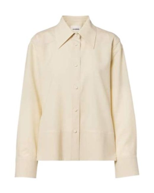 Jil Sander Natural Wool Shirt