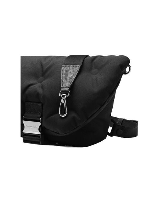 Maison Margiela Black Logo Patch Small Belt Bag