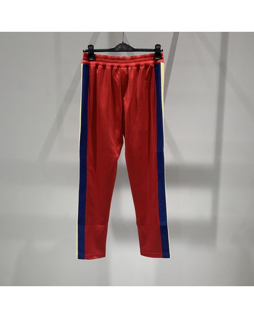 Gucci Red Side-Stripe Track Pants for men