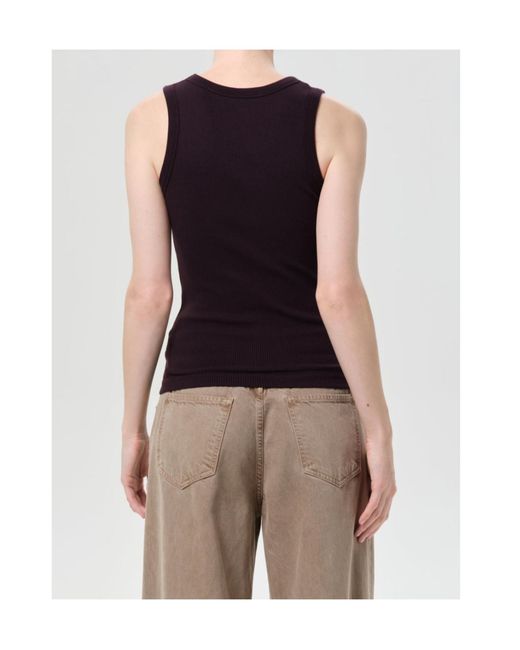 Agolde Black Poppy Tank