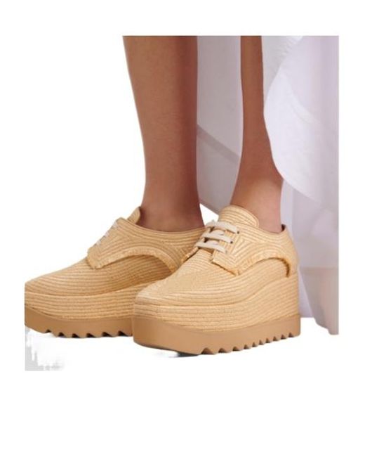 Stella McCartney Natural Woven Platforms