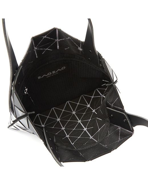 Issey Miyake Black Prism Geometric Pattern Handbag