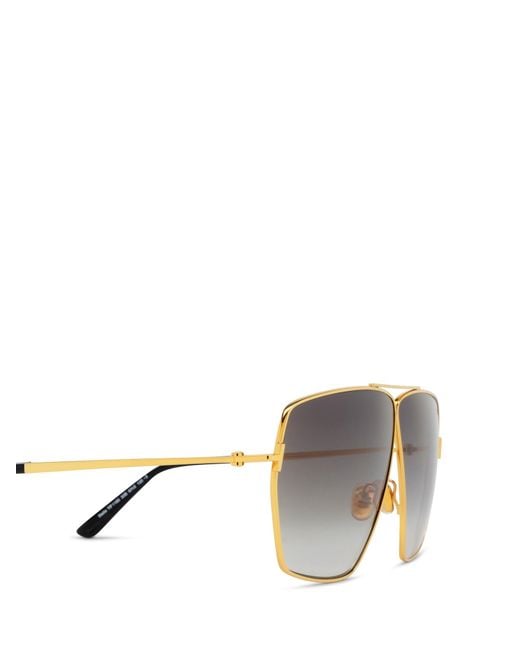 Tom Ford Metallic Logo Sunglasses for men