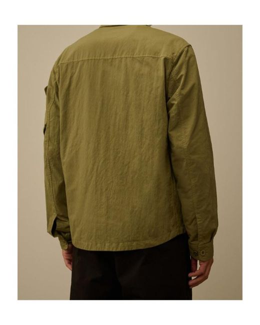 C P Company Green Lens Pocket Jacket for men